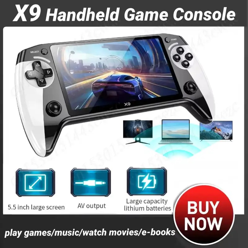 Gaming Console Video Game - X9 Pocket Video Game Console 5.5