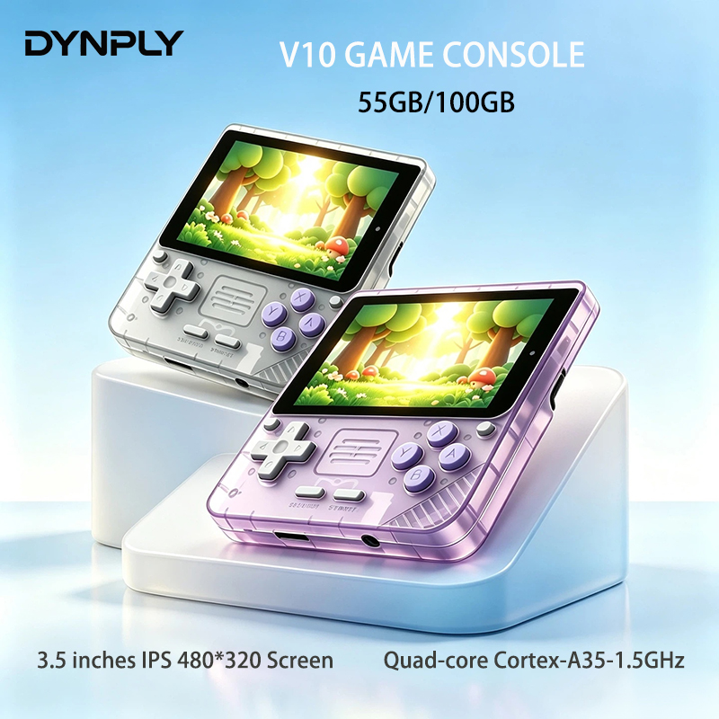 Gaming Console Linux - POWKIDDY V10 3.5-Inch IPS Oca Hd