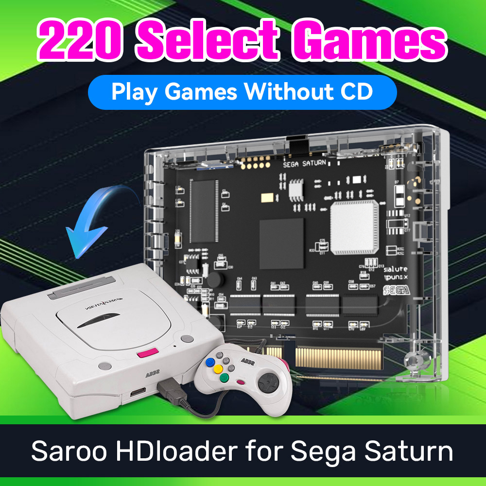 Gaming Console Video Game - SAROO SS HDLoader For Sega Saturn
