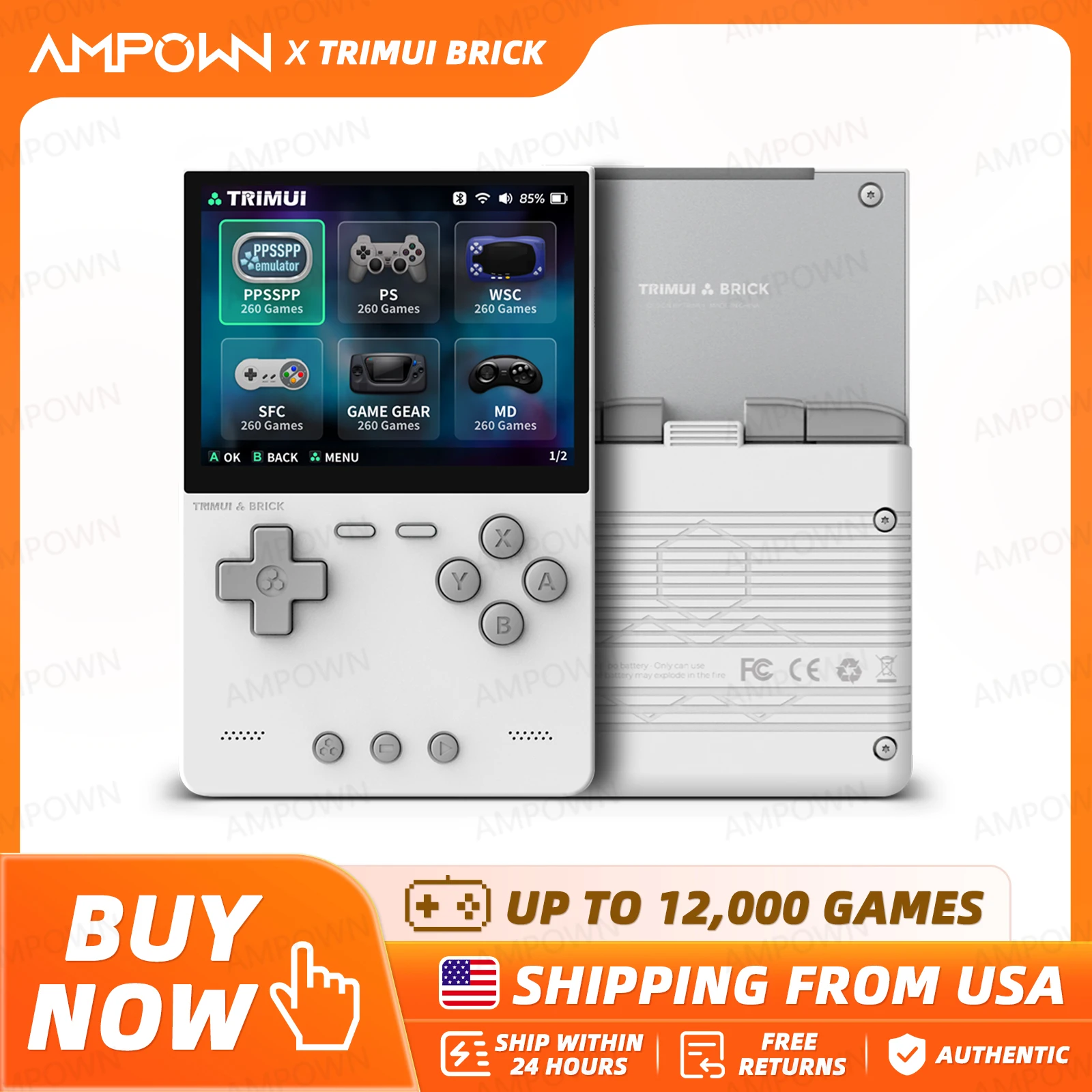 Gaming Console Linux - TRIMUI BRICK Handheld Game Console 3.2''