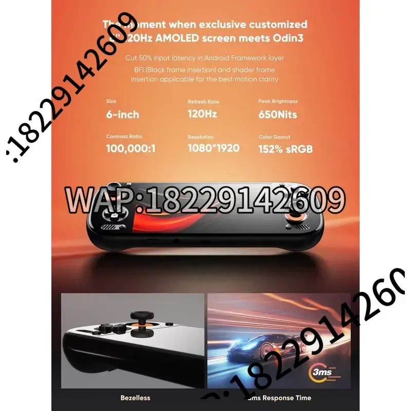 AYN Odin 3 Gaming Console Hand - огляд і ціна Gaming Console In