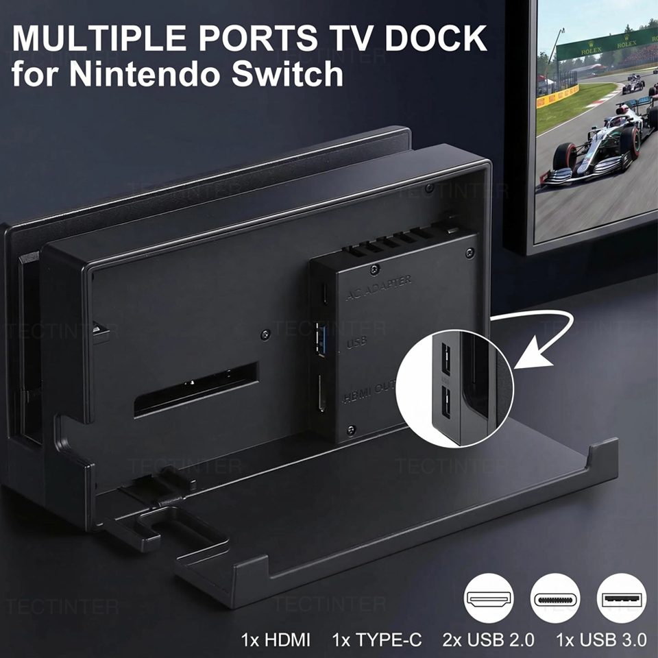 2 in 1 Charging TV Dock Statio - огляд і ціна Gaming Console Nintendo Switch 2