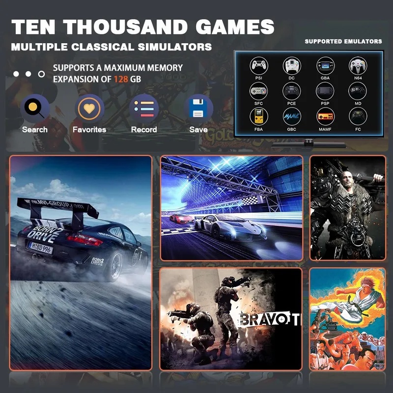 Retro Video Game X2 Plus 128G  - огляд і ціна Gaming Console X2
