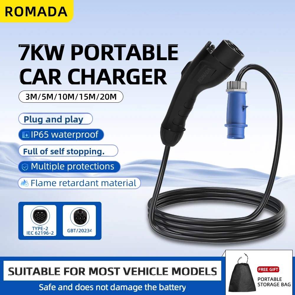 7KW 32A Electric Vehicle EV Po - огляд і ціна Pc Gaming Handheld Console