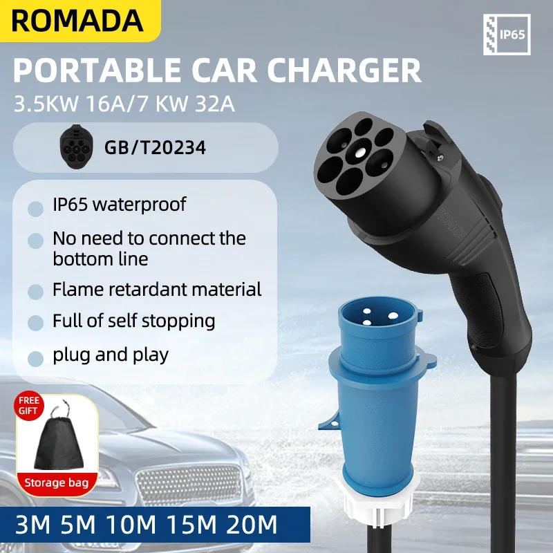 7KW 32A Electric Vehicle EV Po - огляд і ціна Pc Gaming Handheld Console