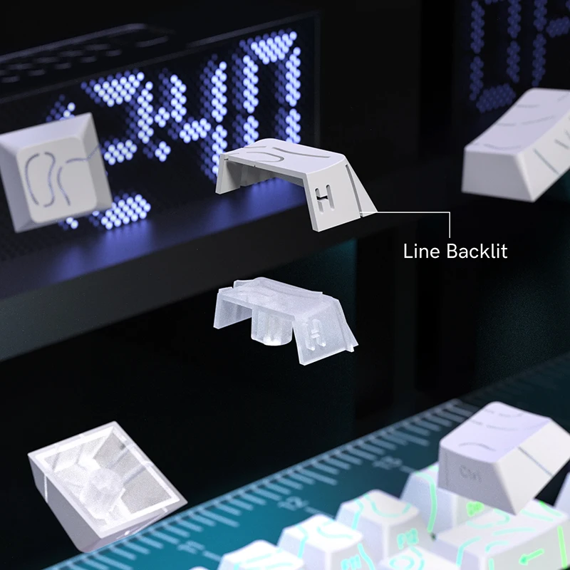 New Topographic Keycaps 4.0 Ve - огляд і ціна Gaming Console Letters