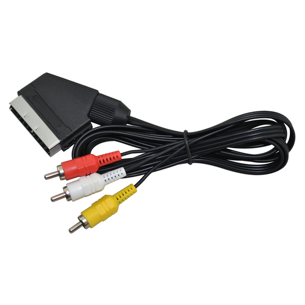 Scart Cable To 3 RCA AV TV Vid - огляд і ціна Gaming Console Video Game