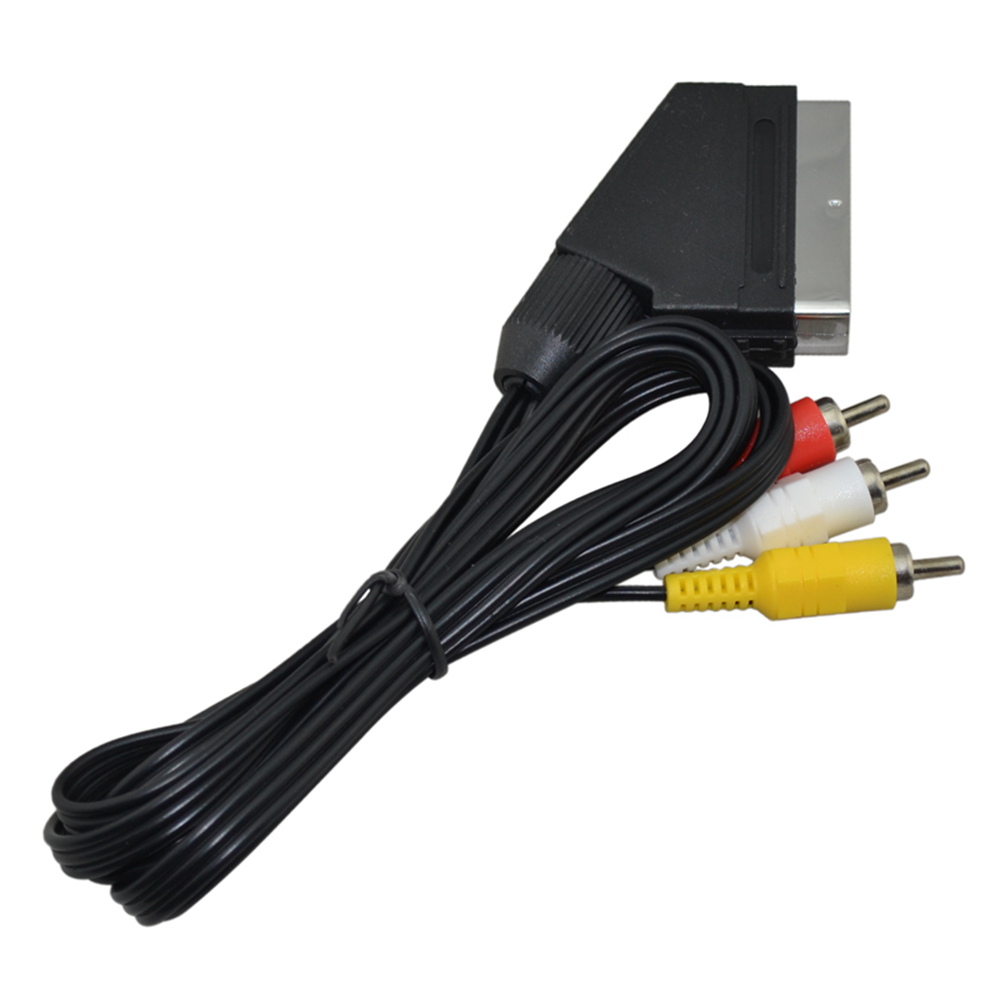 Scart Cable To 3 RCA AV TV Vid - огляд і ціна Gaming Console Video Game