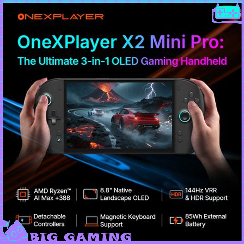 OneXPlayer X2 Mini Pro 3‑in‑1  - огляд і ціна Gaming Console X2