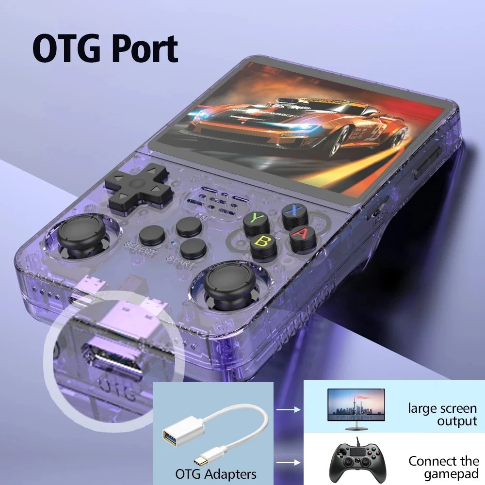 R36s New Handheld Game Console - огляд і ціна Gaming Console Linux
